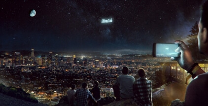 Российский стартап запустит в космос спутники, чтобы показать рекламу на ночном небе