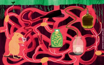 Надземное. Горнист Вита Буйвид 