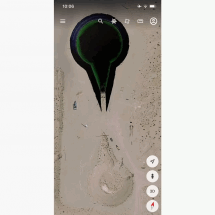 На картах Google обнаружили останки НЛO