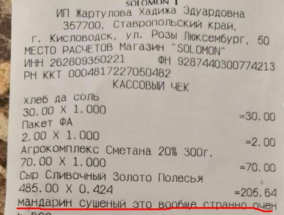 Более половины чеков из российских магазинов с ошибками