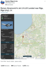 Студент, который с помощью бота отслеживал передвижение Илона Маска, теперь стал следить за перемещением российских олигархов